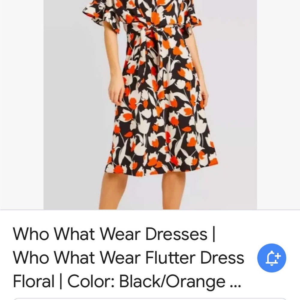 Who What Wear midi dress